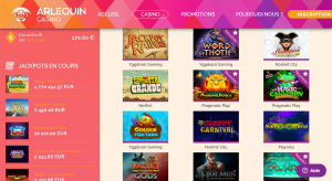ludotheque arlequin casino