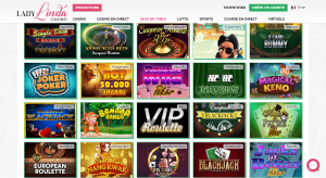 Lady Linda Casino jeu