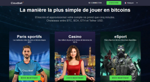 cloudbet casino paris sportifs eSport