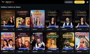 boomerang casino en direct