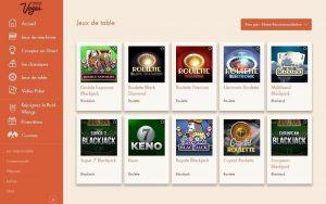 Extra Vegas jeux tales
