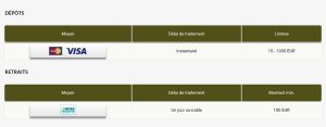 méthodes de paiement royal vincit