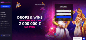 rizz casino page d'accueil