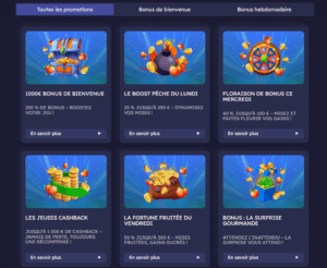 bonus casino peaches