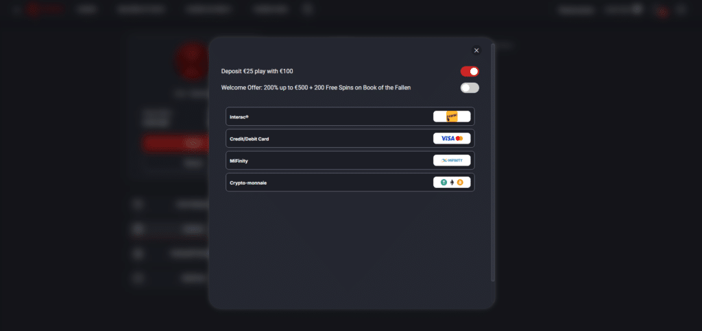 moyens de paiement riviera casino